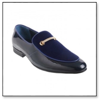 Mochi Blue Party Moccasin