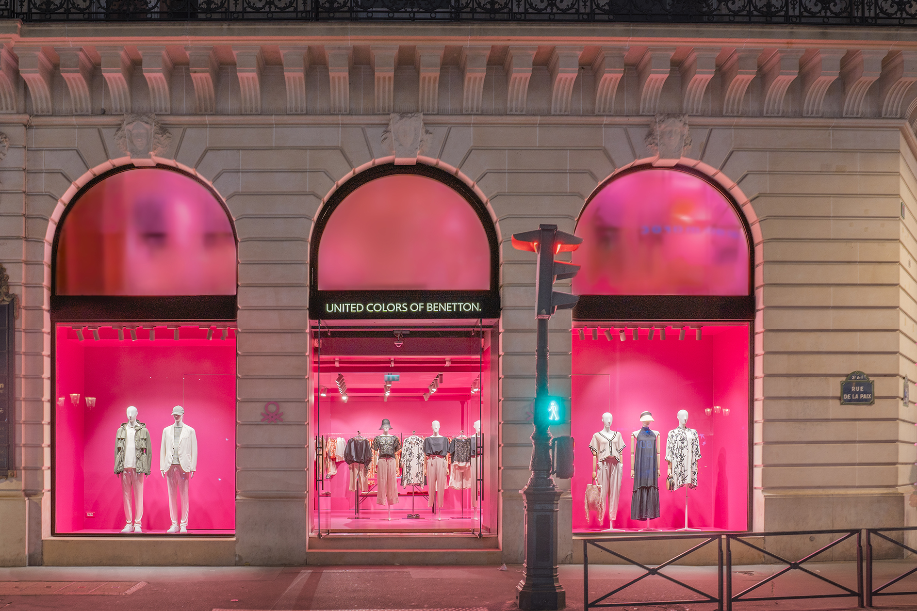 United colors hotsell of benetton pink