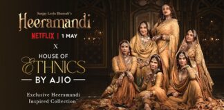 AJIO unveils limited-edition collection inspired by Netflix series Heeramandi: The Diamond Bazaar