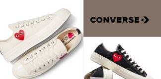 Converse x PLAY Comme des Garçons celebrates 15th anniversary with original Single Hearts design