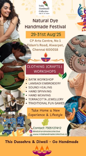 IHMC to host 'Natural Dye Handmade Festival' in Chennai & Bengaluru