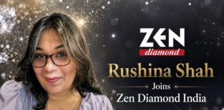 Zen Diamond India has appointed Rushina Shah as Vice President – Business Development,