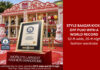 Pujo euphoria begins: Style Baazar puts fashion on the record with the world’s largest wardrobe